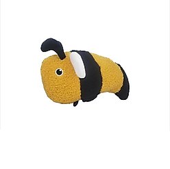DogStar Wildlife Bobby the Bumble Bee Squeaky Dog Plush Toy