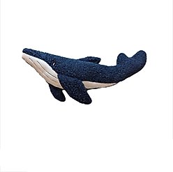 DogStar Wildlife Winston the Blue Whale Squeaky Dog Plush Toy