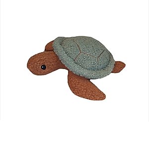 DogStar Wildlife Sammy the Sea Turtle Squeaky Dog Plush Toy