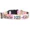 Show in main carousel: Country Brook Petz Personalized Watercolor Peonies Dog Collar, Large: 16 to 26-in neck, 1-in wide slide 1 of 6