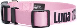 Country Brook Petz Personalized Dog Collar, Pink, Medium: 13 to 16-in neck, 1-in wide slide 2 of 6