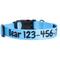 Show in main carousel: Country Brook Petz Personalized Dog Collar, Blue, Small: 11 to 13-in neck, 3/4-in wide slide 1 of 6