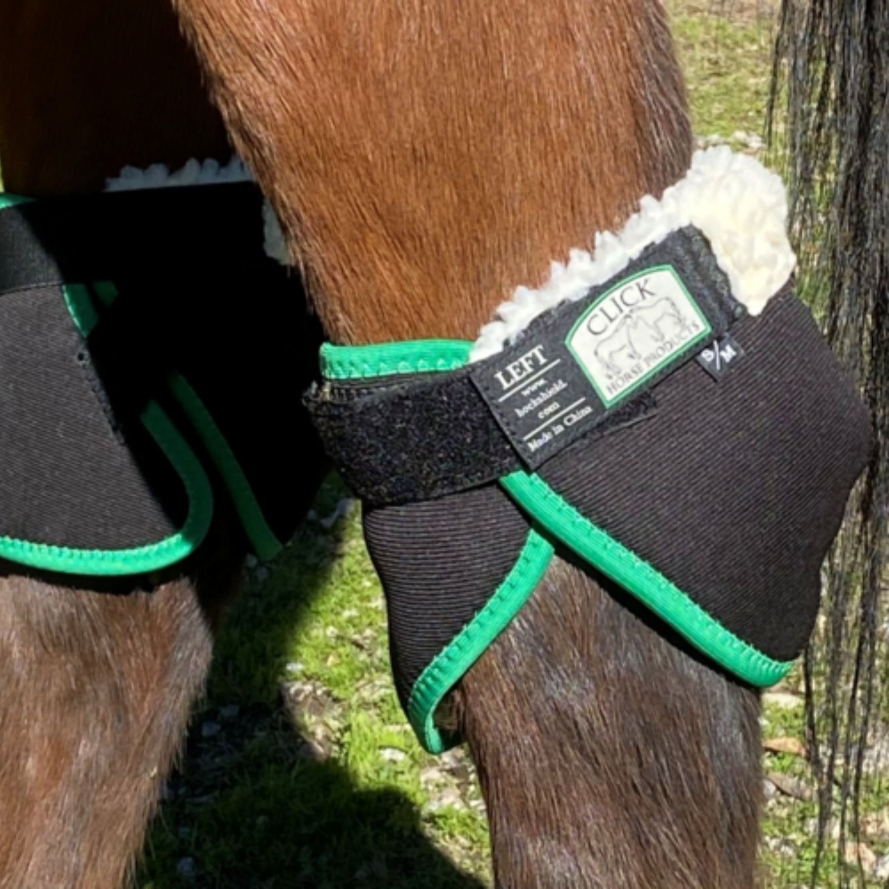 Click Horse Hock Shields Ultra, Black, Small/Medium