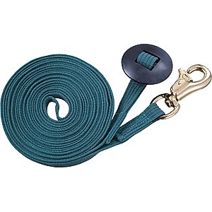 Tough1 German Cord Cotton Lunge Horse Line, Hunter Green