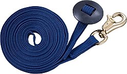 Tough1 German Cord Cotton Lunge Horse Line, Navy Blue