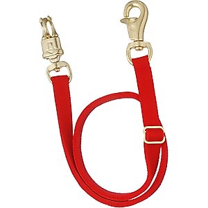 Tough1 Adjustable Nylon Horse Cross Tie, Red