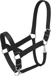 Tough1 Nylon Horse Draft Halter, Black