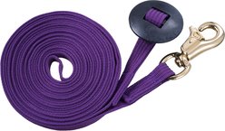 Tough1 German Cord Cotton Lunge Horse Line, Purple