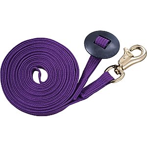 Tough1 German Cord Cotton Lunge Horse Line, Purple