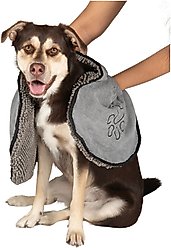 Dog Gone Smart Dirty Dog Microfiber Shammy Towel, Grey, 38 x 16-in slide 2 of 4