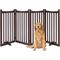 Show in main carousel: Yaheetech Tall Wooden Dog Fence, Espresso, 4-Panel, 36-in slide 3 of 6