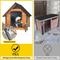 Show in main carousel: Aivituvin AIR80-L Iron Frame Outdoor Dog House, Brown, 50.9-in slide 3 of 6