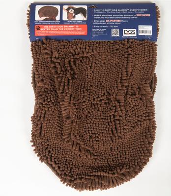 Show full view: Dog Gone Smart Dirty Dog Microfiber Shammy Towel, Brown, 38 x 16-in slide 2 of 5