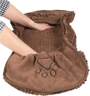 Show full view: Dog Gone Smart Dirty Dog Microfiber Shammy Towel, Brown, 38 x 16-in slide 5 of 5