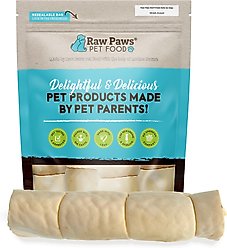 Raw Paws 10-inch Beef Cheek Rolls, 4 count