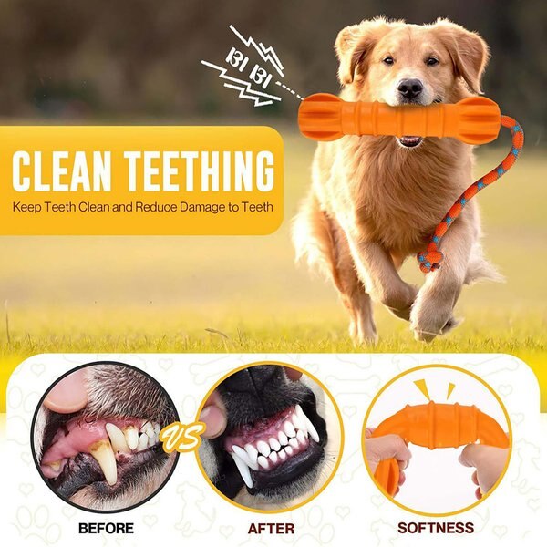 allforpaws Wow Play Foldable Ball Thrower Dog Toy