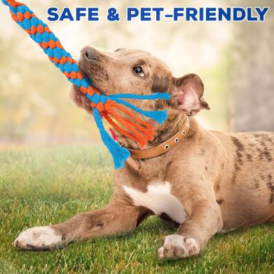 Show full view: allforpaws Wow Play Flirt Pole Tug Dog Toy slide 4 of 8