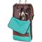 Show in main carousel: Tough1 Horse Halter & Bridle Bag with 3 Hook Rack, Turquoise/Brown slide 1 of 1