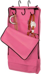 Tough1 Horse Halter & Bridle Bag with 3 Hook Rack, Pink