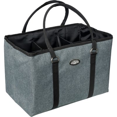 Tough1 Tough1 Deluxe Breakdown Horse Grooming Tote, Black/Grey