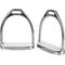 Show in main carousel: M. Toulouse Flex Rider Fillis Style Stirrup Irons, Silver with White Pads, 4 3/4-in slide 1 of 2
