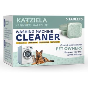 Katziela Washing Machine Cleaner Tablets for Pet Owners, 6 count