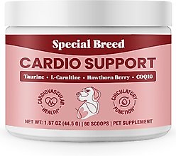 Special Breed Cardio Support Powder Heart Supplement for Dogs, 1.57-oz jar