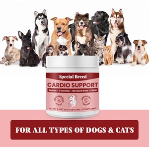 Special Breed Cardio Support Powder Heart Supplement for Dogs, 3.14-oz jar