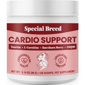 Special Breed Cardio Support Powder Heart Supplement for Dogs, 3.14-oz jar