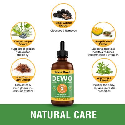 Show full view: Special Breed Broad Spectrum Herbal Cleanse Liquid Supplement for Dogs, 4-fl oz bottle slide 4 of 6