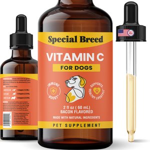 Special Breed Vitamin C Bacon Flavored Liquid Immune Supplement for Dogs, 2-fl oz bottle