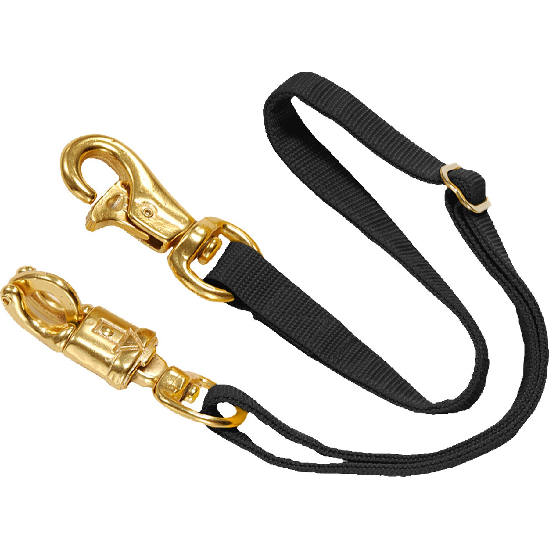 Tough1 Adjustable Horse Trailer Tie, Black