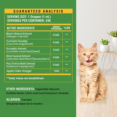 Show full view: Special Breed Broad Spectrum Herbal Cleanse Liquid Supplement for Cats, 8-fl oz bottle slide 5 of 6