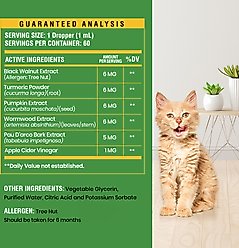 Special Breed Broad Spectrum Herbal Cleanse Liquid Supplement for Cats, 2-fl oz bottle slide 2 of 5