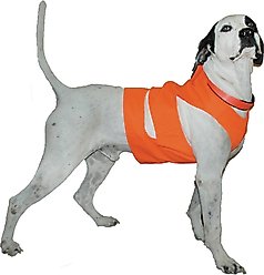 Mud River Upland Dog Chest Guard, Orange, X-Large
