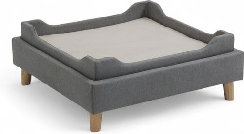 Show full view: 4 Cats & Dogs Otto Cat Ottoman, Grey slide 8 of 9