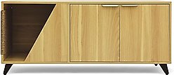 4 Cats & Dogs Jessie Cabinet Cat Litter Box Enclosure, Oak