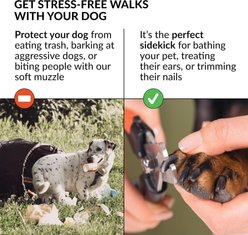 CollarDirect Tribal Pattern Nylon Dog Muzzle, Red, X-Small/Small slide 2 of 5