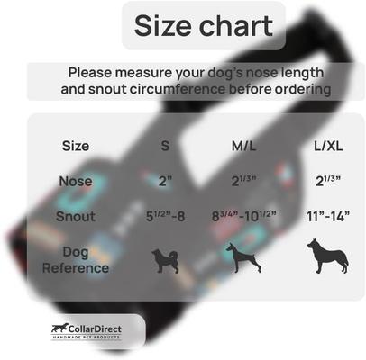 Show full view: CollarDirect Aztec Pattern Nylon Dog Muzzle, Black, X-Small/Small slide 3 of 7