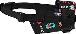 CollarDirect Tribal Pattern 2 Nylon Dog Muzzle, Black, Large/X-Large