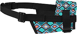 CollarDirect Aztec Pattern Nylon Dog Muzzle, Blue, Large/X-Large