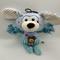 Show in main carousel: SteelDog USA Flat Polka Dot Pal Puppy Squeaky Plush Dog Toy slide 1 of 2