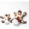 Show in main carousel: SteelDog USA Flat Bumpy Baby Brown Cow Less Stuffing Plush Dog Toy slide 1 of 2