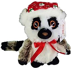 SteelDog USA Holiday Baby Lemur Crinkle Plush Dog Toy