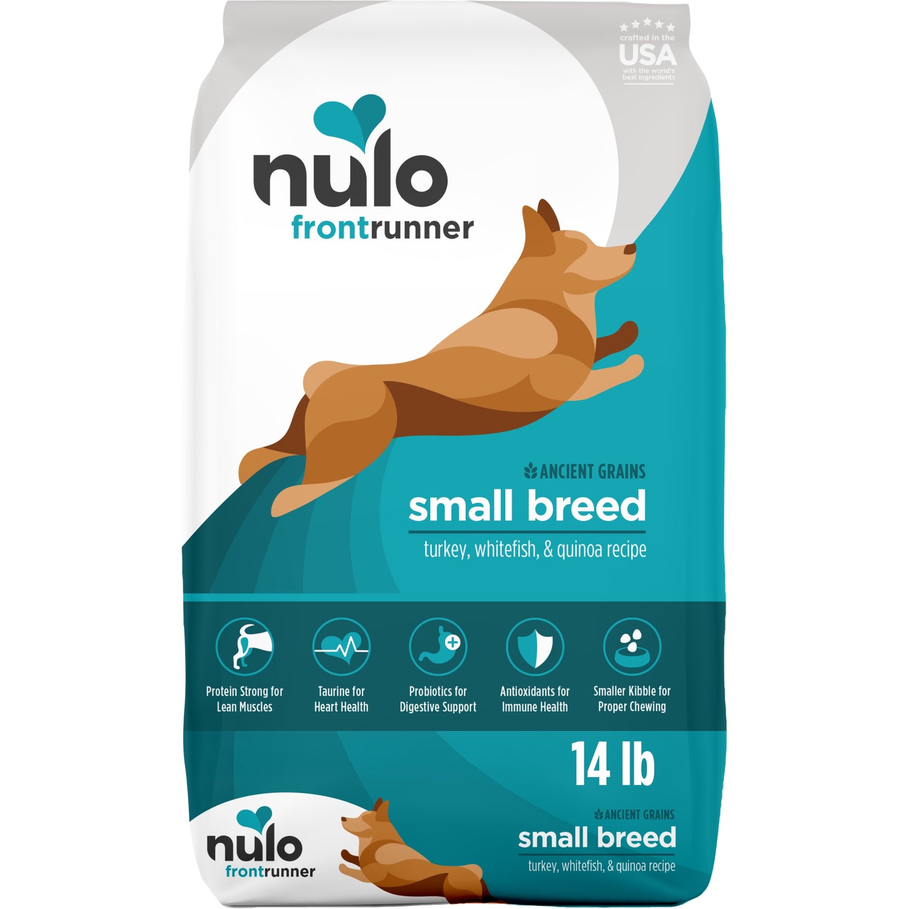 Nulo Frontrunner Ancient Grains Turkey, Whitefish, & Quinoa Recipe High-Protein Adult Dry Dog Food, 28-lb bundle