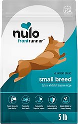 Nulo Frontrunner Ancient Grains Turkey, Whitefish, & Quinoa Recipe High-Protein Adult Dry Dog Food, 5-lb bag