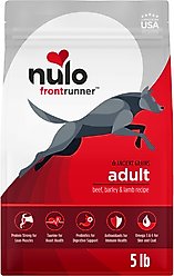 Nulo Frontrunner Ancient Grains Beef, Barley, & Lamb Recipe High-Protein Adult Dry Dog Food, 5-lb bag