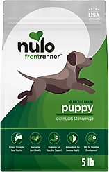 Nulo Frontrunner Ancient Grains Chicken, Oats & Turkey Puppy Dry Dog Food, 5-lb bag