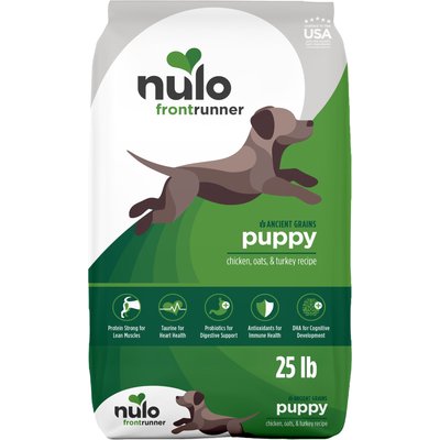 Nulo Nulo Frontrunner Ancient Grains Chicken, Oats & Turkey Puppy Dry Dog Food, 25-lb bag