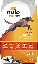 Nulo Frontrunner Ancient Grains Chicken, Oats, & Turkey Recipe High-Protein Adult Dry Dog Food, 25-lb bag
